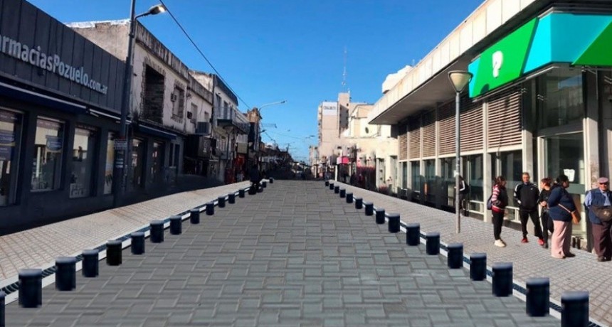 El Municipio del Pilar retirará la peatonal de la calle Rivadavia y la abrirá al tránsito