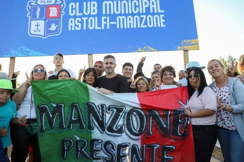 Achával oficializó la construcción de un nuevo club municipal destinado a Villa Astolfi y Manzone