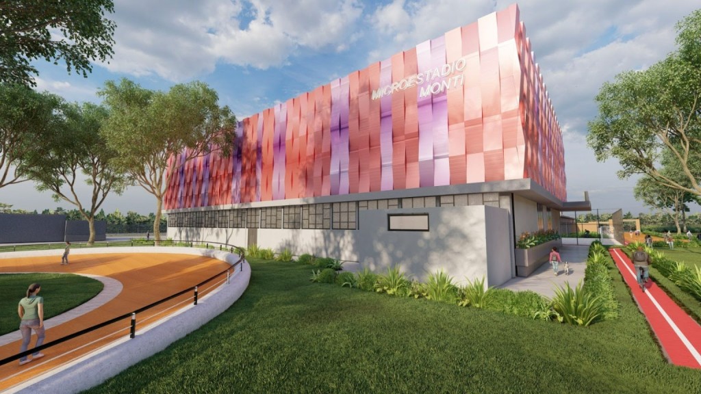 Renovación del Polideportivo Luis Monti: se viene un nuevo microestadio municipal