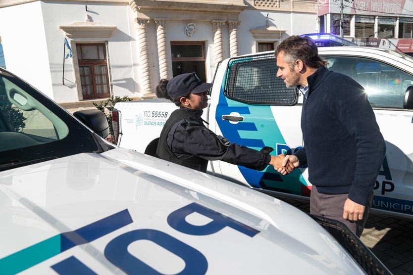 Pilar suma 20 patrulleros al sistema de seguridad 