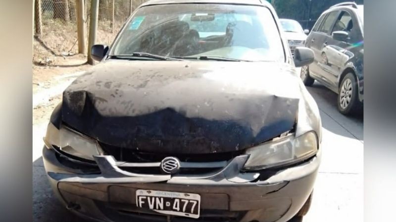 Dos personas resultaron heridas tras un choque de tres automóviles en Alberti