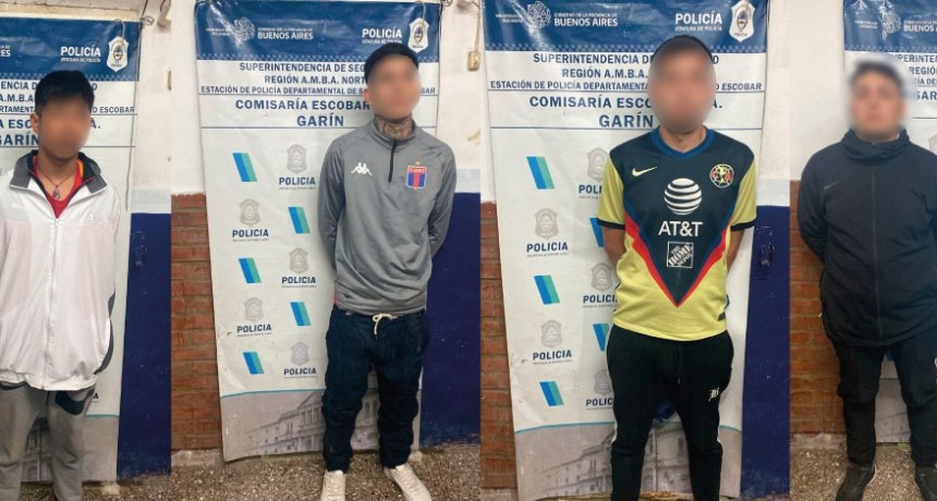 Garín: cuatro detenidos por balear a una persona