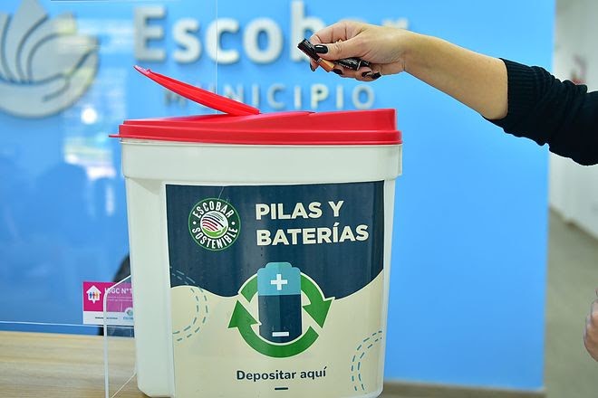 Escobar Sostenible: en una semana se recolectaron 200 kilos de pilas y baterías en desuso y la campaña municipal se extenderá hasta el 20 de octubre 